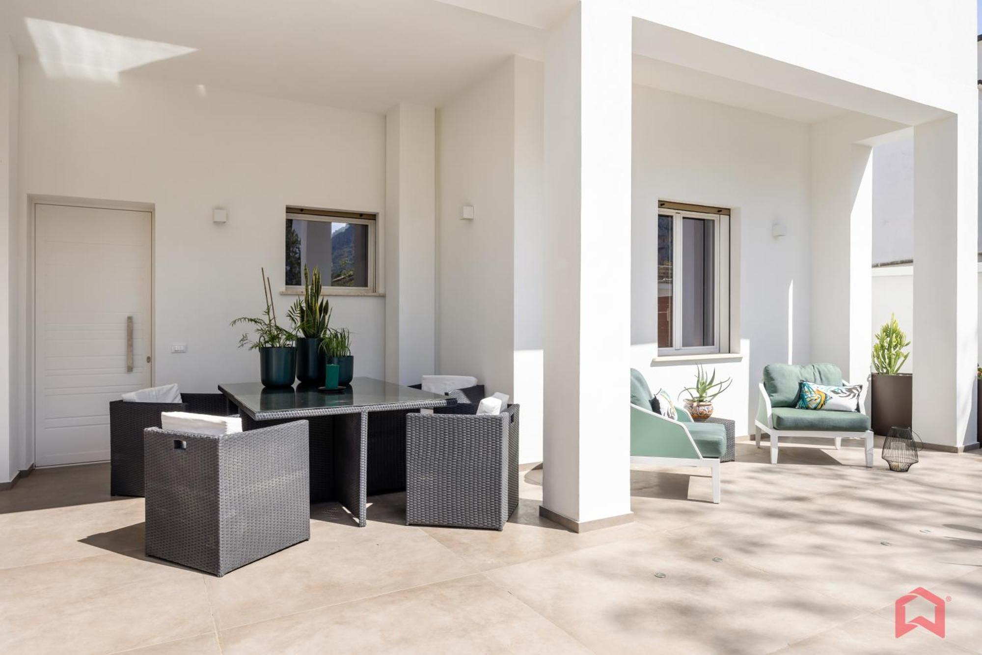 Appartamento In Villa Con Piscina Privata Palermo Exterior foto